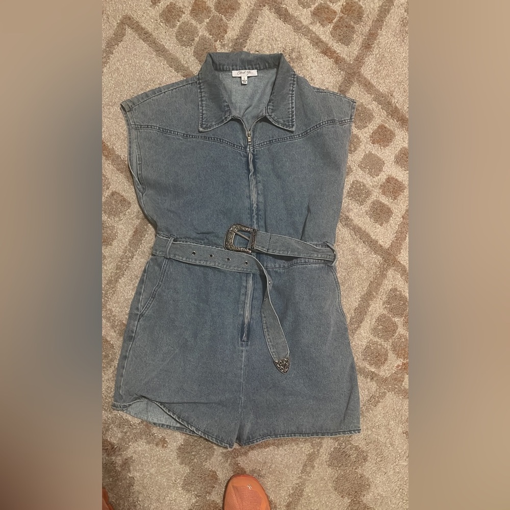 Size Large Denim Romper